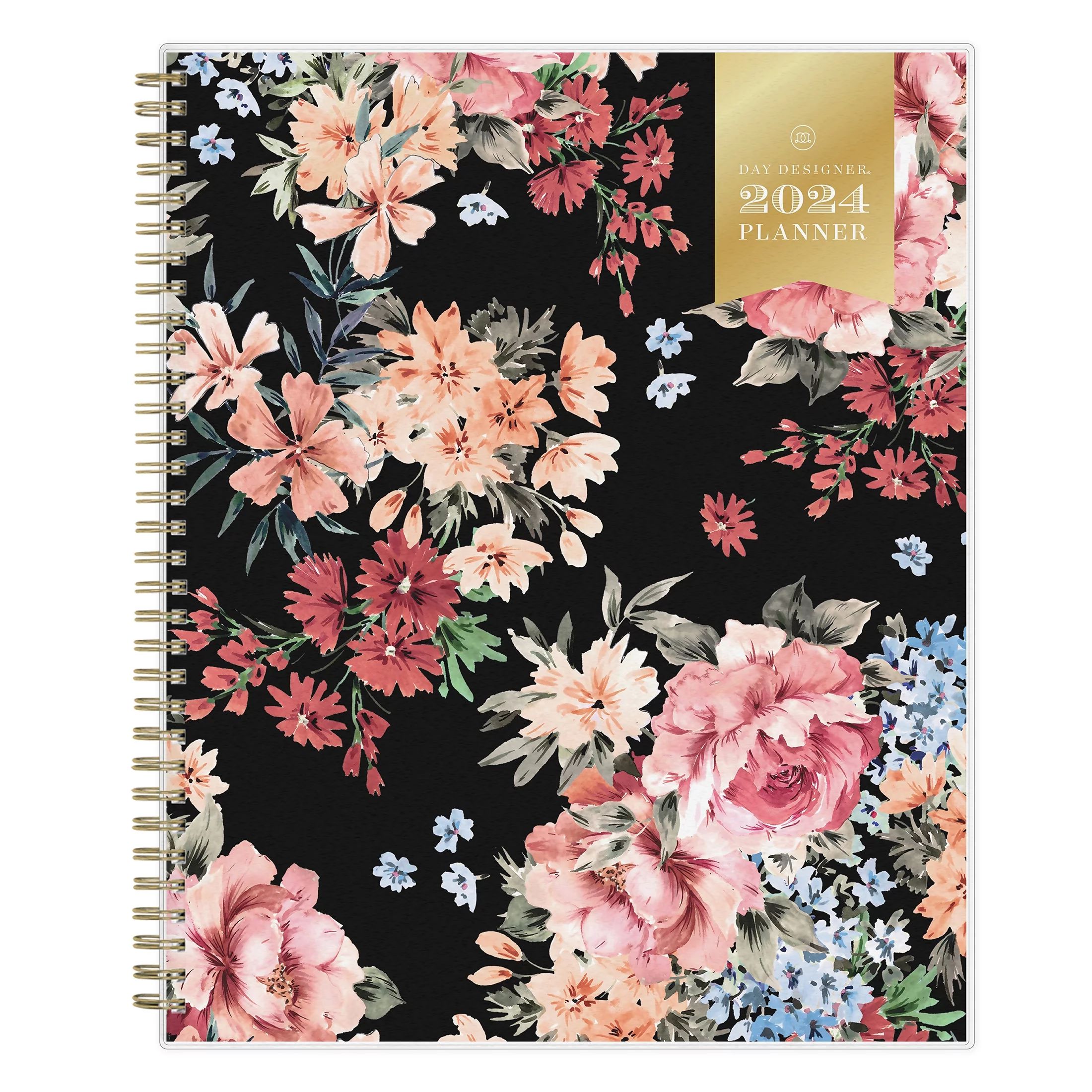 2024 Weekly Monthly Planner, 8.5x11, by Day Designer for Blue Sky, Romance Black | Walmart (US)