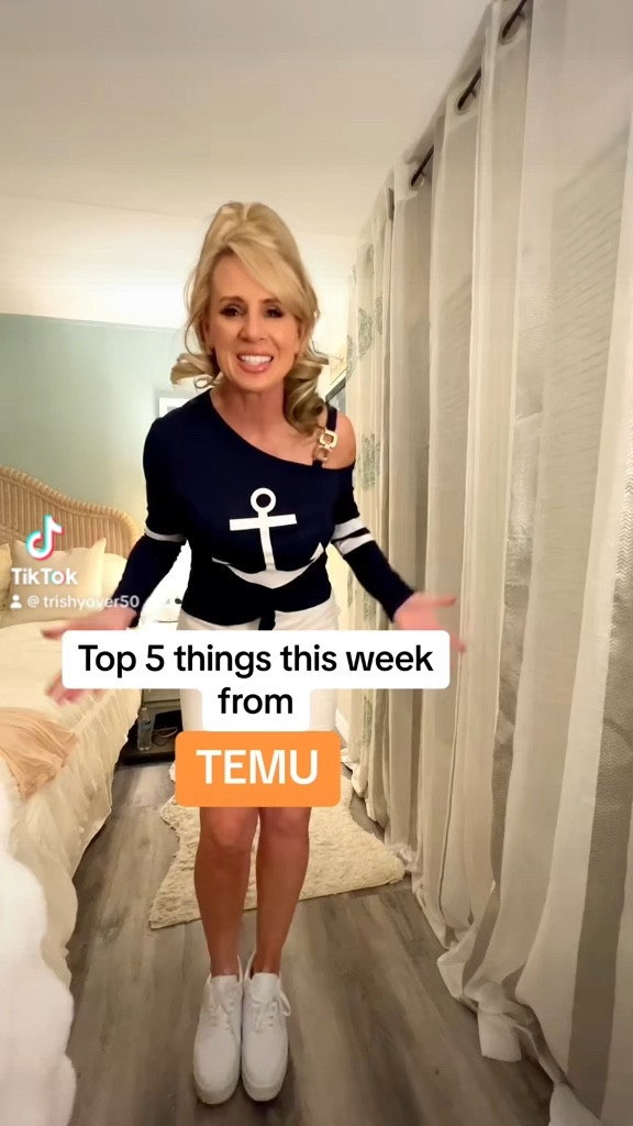 Top 5 Temu finds this week linked below! Cute anchor top is true to size & sheer undershirt is one size. I’m 5’7” & 140lbs for reference 


#LTKfindsunder50 #LTKGiftGuide #LTKMostLoved