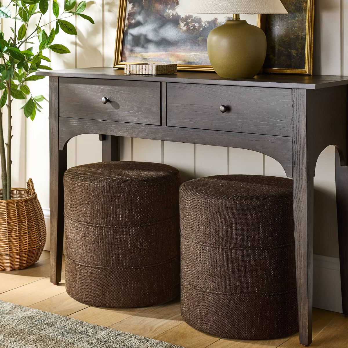 Catalina Round Ottoman - Threshold™ designed with Studio McGee | Target