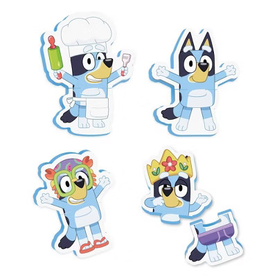 Bluey Tomy Toomies Bath Puzzle with Net Storage Bag - 8pc | Target
