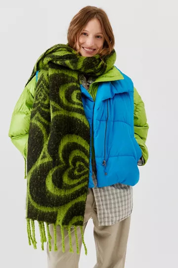 Patterned Blanket Scarf | Urban Outfitters (US and RoW)