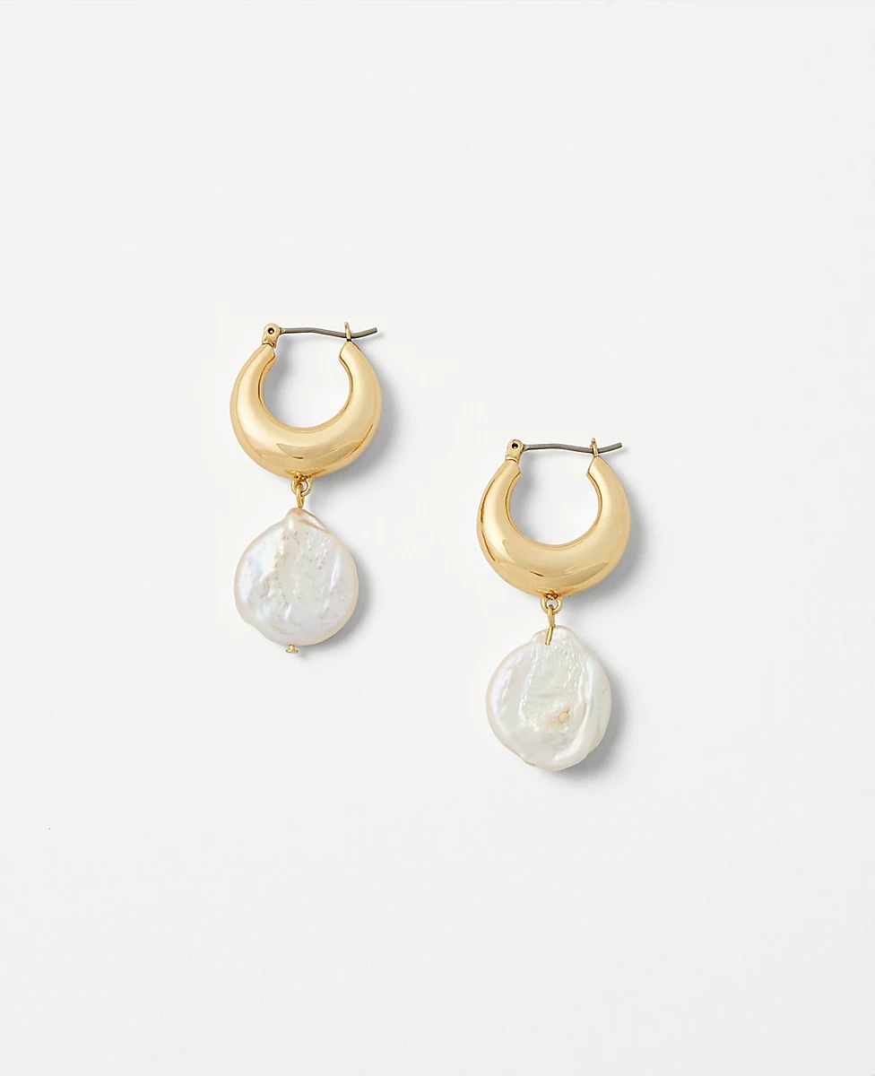 Freshwater Pearl Drop Earrings | Ann Taylor (US)