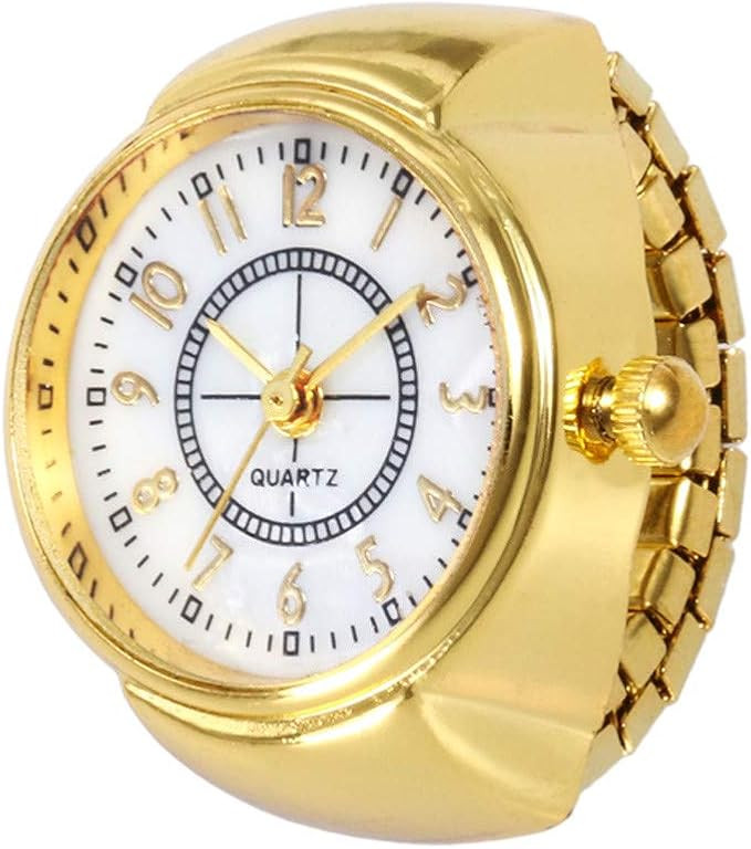Watch Creative Quartz Finger Watch Steel Analog Dial Quartz Ring Elastic Cool Men's Watch Womens ... | Amazon (US)