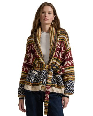 Ralph Lauren Lauren Ralph Lauren Multi Pattern Shawl Cardigan  | Bloomingdale's Women | Bloomingdale's (US)