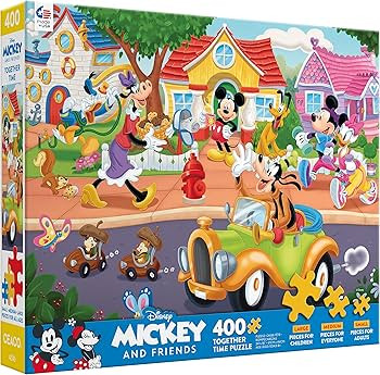 Ceaco - Together Time - Disney Mickey and Friends - Mickey's Sunday Morning - 400 Piece Jigsaw Pu... | Amazon (US)