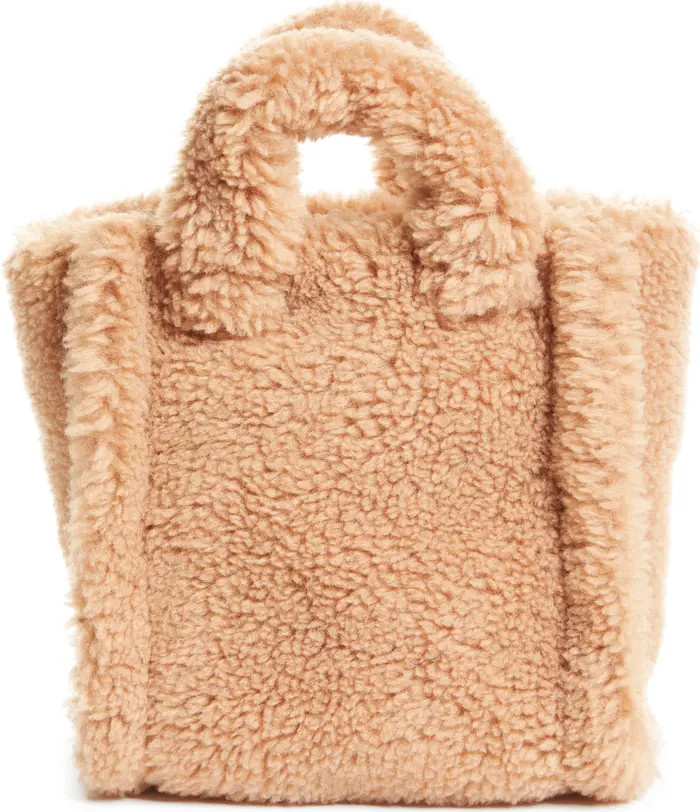 Stand Studio Mini Lizzie Teddy Faux Shearling Tote | Nordstrom | Nordstrom