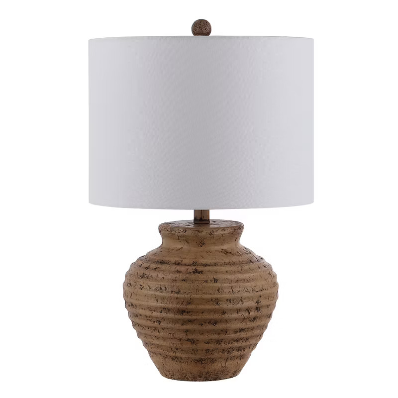 Kamryn Resin Table Lamp  - Brown - Safavieh | Target