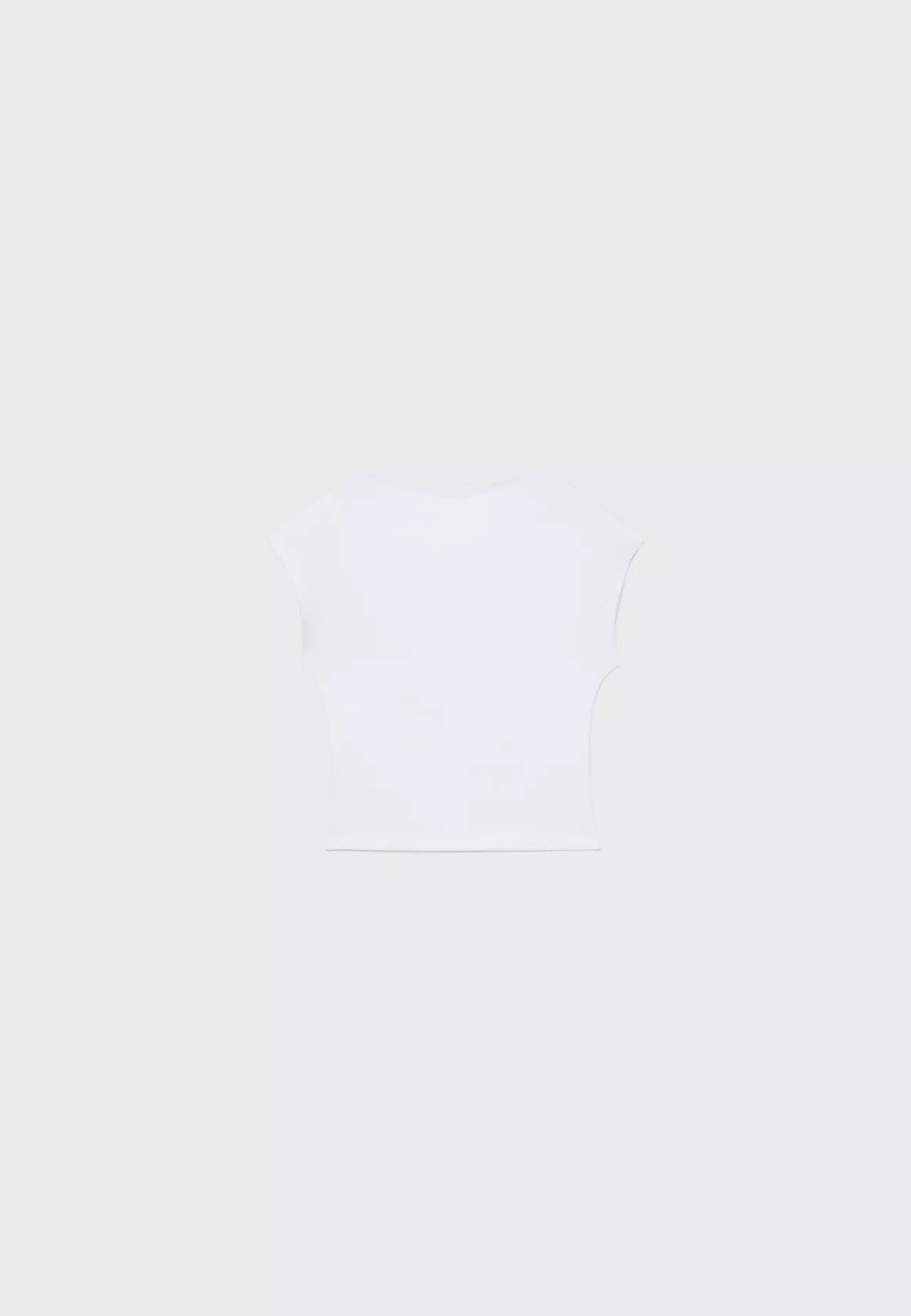 Cap sleeve cropped T-shirt | Stradivarius (UK)