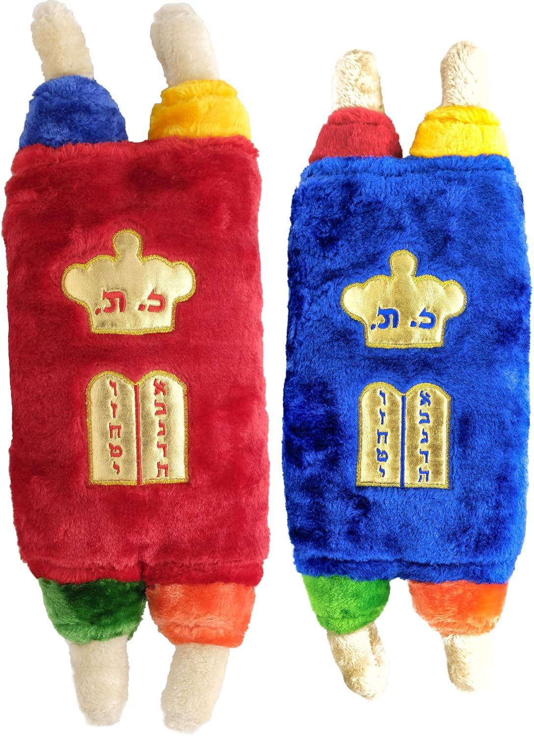 The Dreidel Company Plush Torah, Soft Torah, Children's Torah - Assorted Colors (Plush Torah Medi... | Amazon (US)