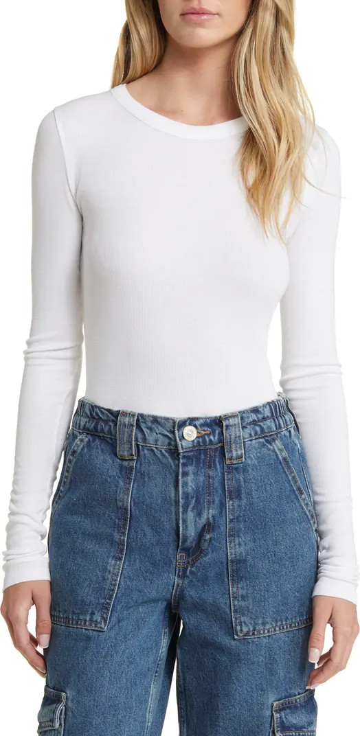 Ribbed Long Sleeve T-Shirt | Nordstrom