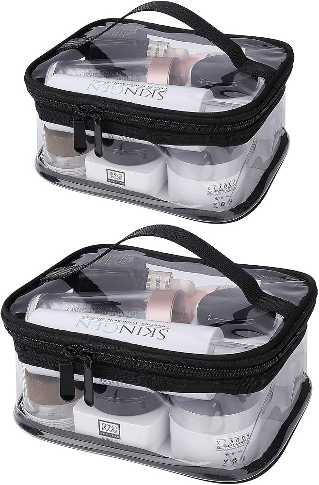 Transparent Kosmetiktasche Wasserdicht Kosmetikkoffer Reise Makeup Tasche Kulturbeutel Durchsicht... | Amazon (DE)