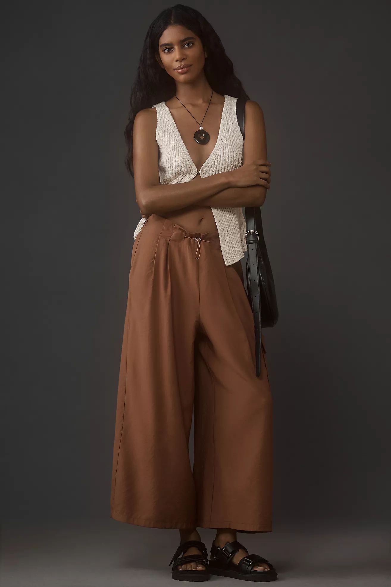 By Anthropologie Wide-Leg Bungee Pants | Anthropologie (US)