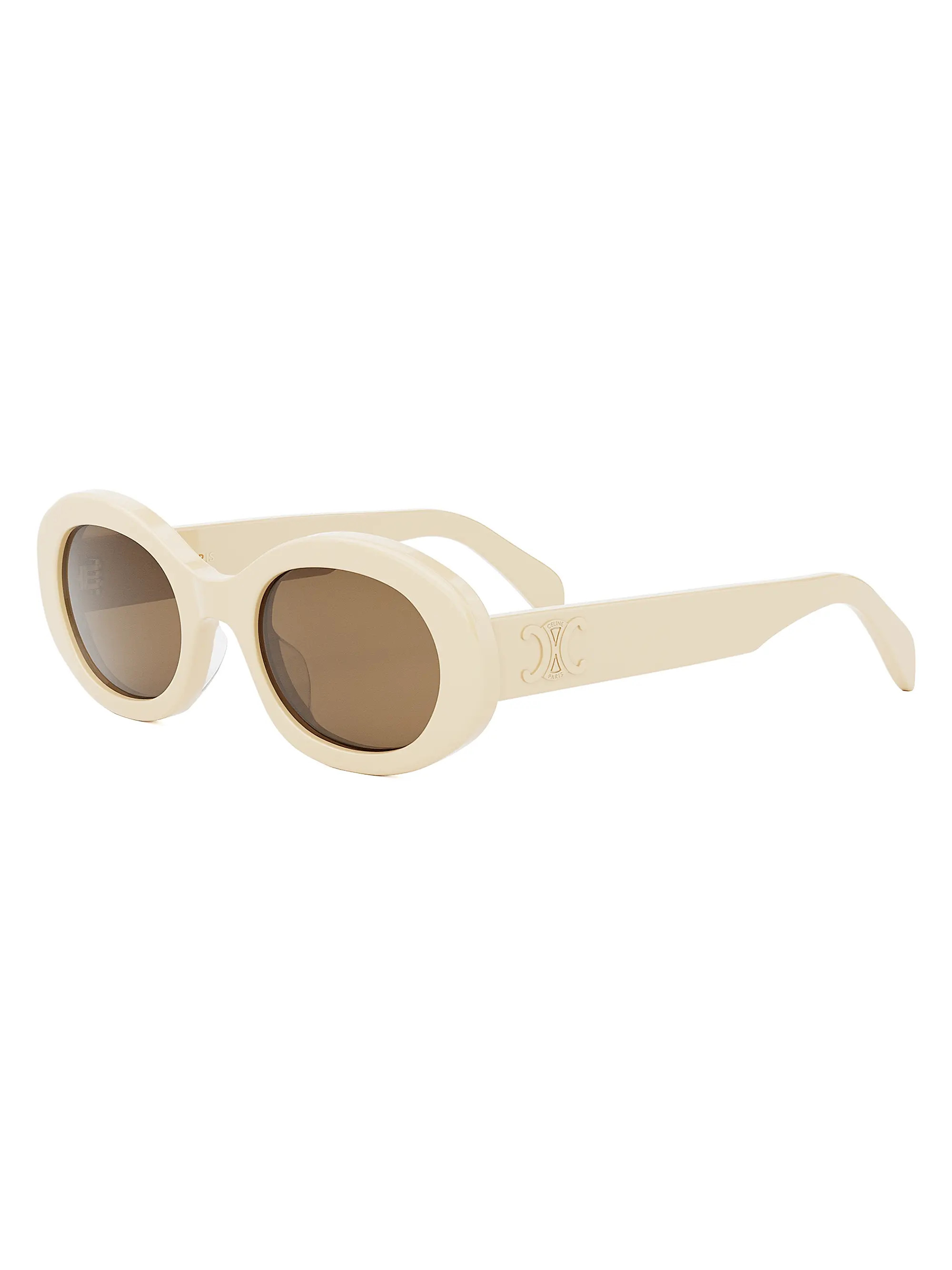 52MM Oval Acetate Sunglasses | Saks Fifth Avenue