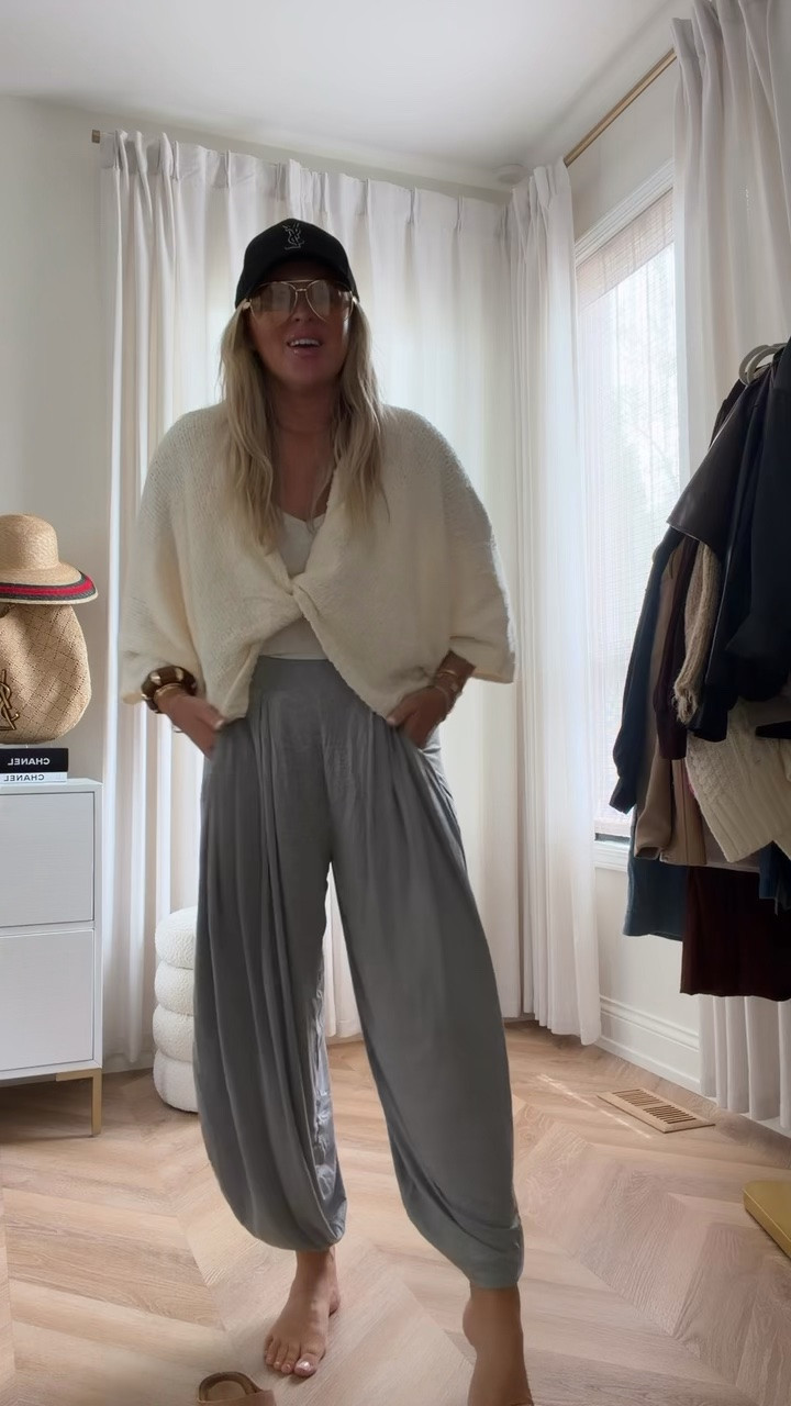 The kind of Amazon outfit I’ll be living in on repeat 🤎 Comfy, effortless + still so put together! These flowy pants paired with the cozy knit, clogs + baseball hat make the easiest casual fall look. Everything is from Amazon!🍂 more colors

Sports mom. Active style. Mom life. Fall style. Fall outfit.

#LTKootd #LTKSeasonal