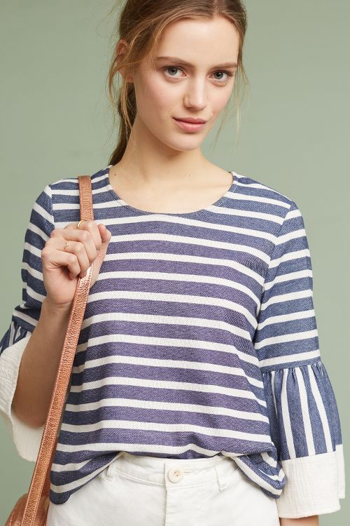 Mariana Striped Top | Anthropologie (US)