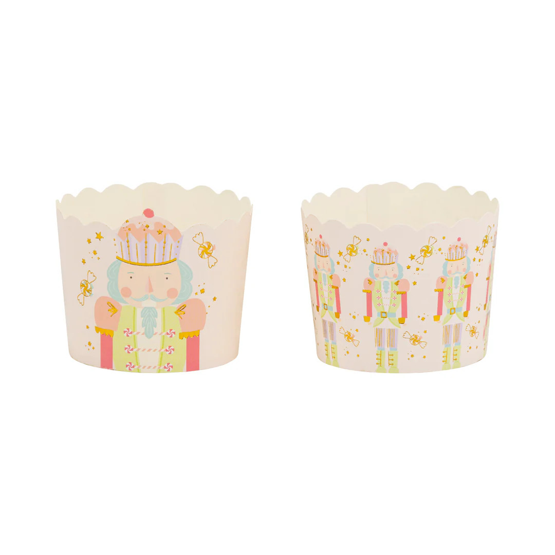 Gold Foil Nutcracker Shaped 5 oz Baking Cups | My Mind's Eye
