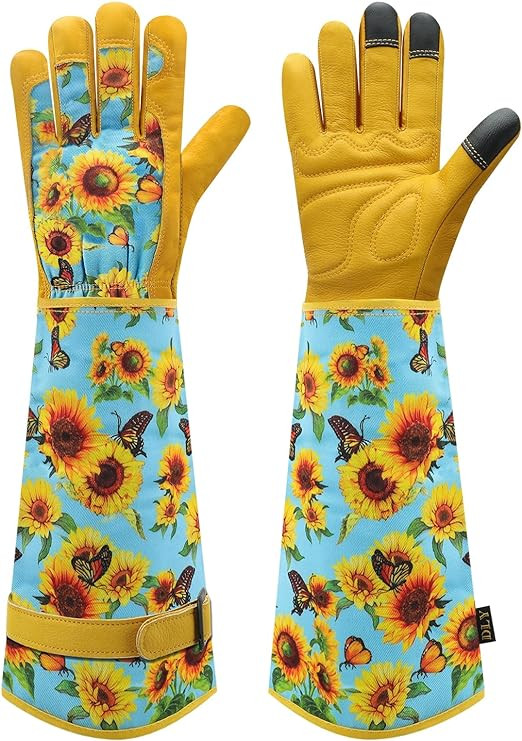 DLY Gardening Gloves for Women, Rose Gloves Gardening Thorn Proof, Long Garden Gloves for Women, ... | Amazon (US)
