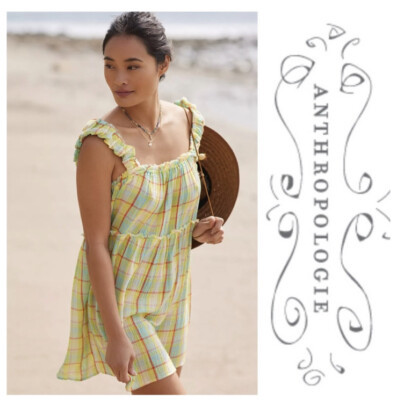 NWT Anthropologie Ruffled Babydoll Dress | eBay US