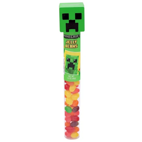 Frankford Minecraft Easter Fruit Flavor Jelly Bean Tube Topper | Walmart (US)
