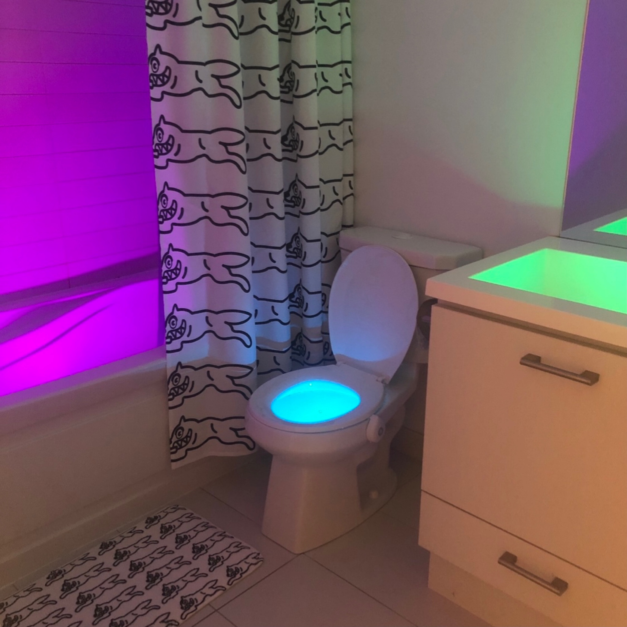 Glowing LED Toilet Light #homedecor #lights #bathroom 

#LTKunder50 #LTKbeauty #LTKhome