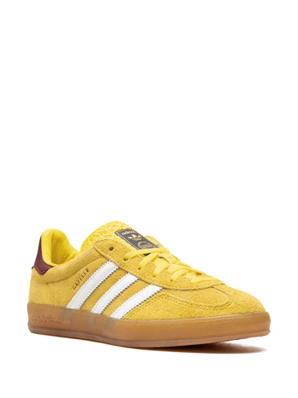 Adidas Gazelle Indoor "Collegiate" Sneakers | Yellow | FARFETCH | Farfetch Global