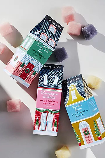 George & Viv Holiday Exfoliating Sugar Cube Gift Set | Anthropologie (US)