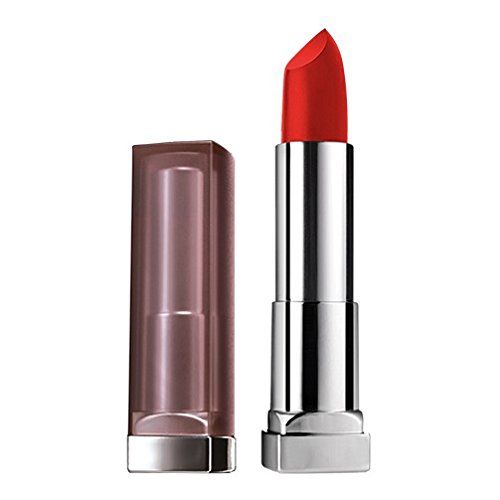 Maybelline Makeup Color Sensational Creamy Matte Lipstick, Siren in Scarlet,  Red Lipstick, 0.15 oz | Amazon (US)