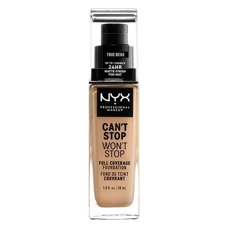 NYX Professional Makeup Can't Stop Won't Stop Full Coverage Foundation, True Beige | Walmart (US)
