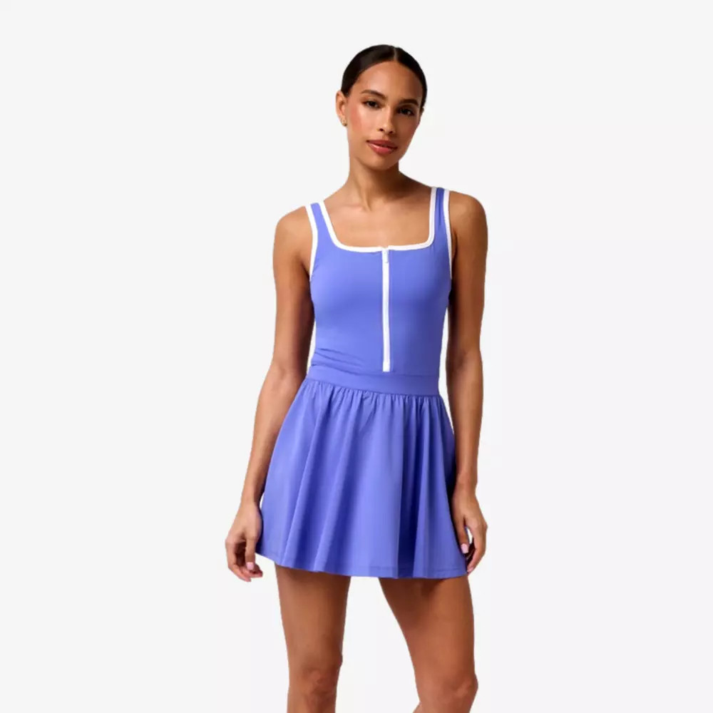TravisMathew Moveknit Zip Court Women's Golf Dress | PGA TOUR Superstore