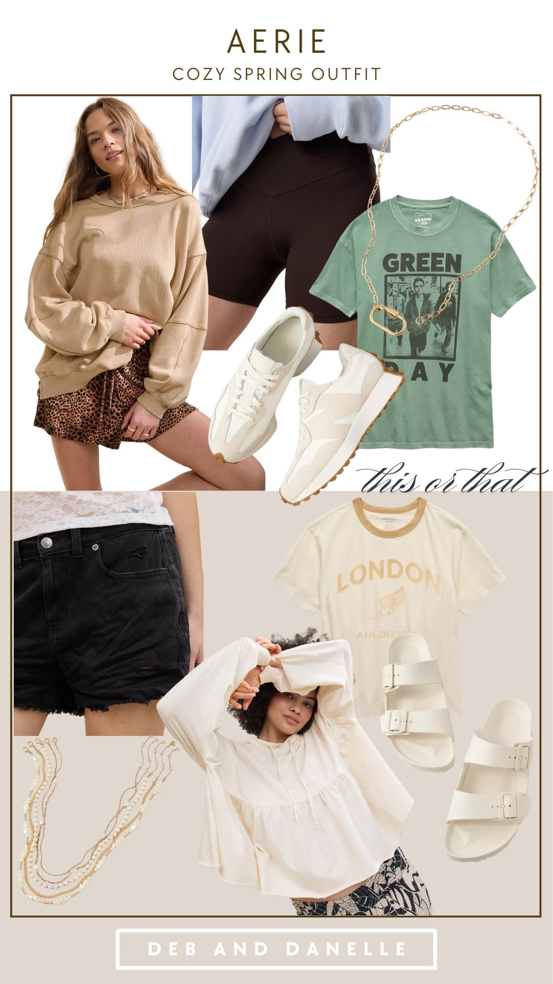 I love how comfortable and soft Aerie’s clothes are. They also have soft neutral colors which is right up my alley. Which outfit pairing would you choose?

#LTKFindsUnder100 #LTKMidsize #LTKStyleTip