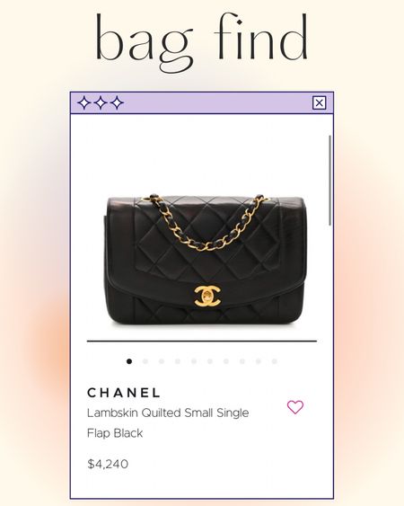 Chanel Diana bag 

#LTKitbag #LTKFind #LTKstyletip