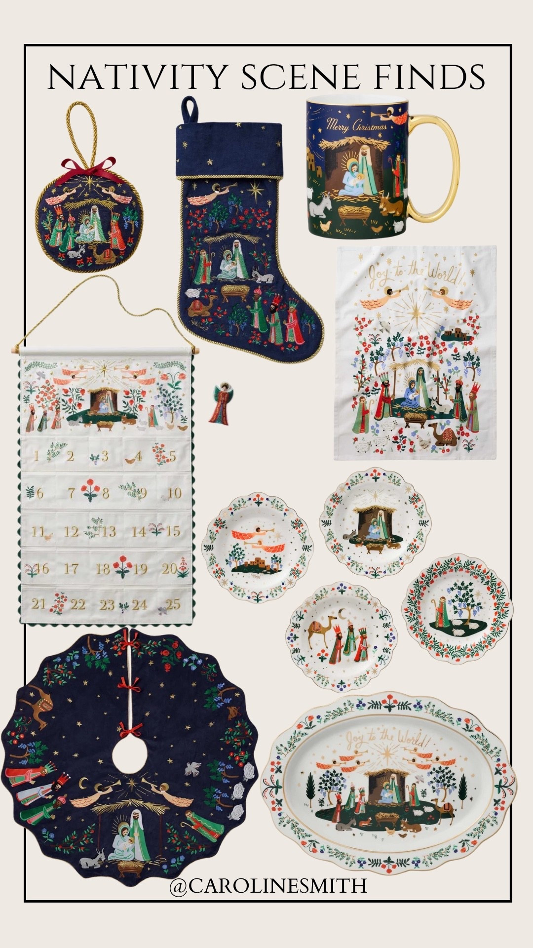 Nativity scene finds



Christmas, Jesus, gifts for her, gift ideas, tree skirt, home decor, tablescape , rifle paper 

#LTKSeasonal #LTKHome #LTKFamily