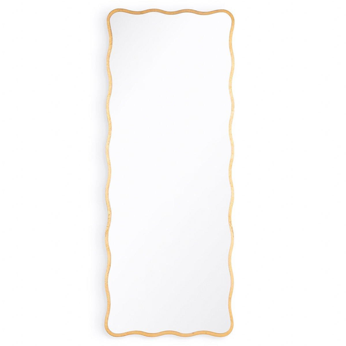 Rectangular Gilded Scallop Mirror - Tall | Shades of Light