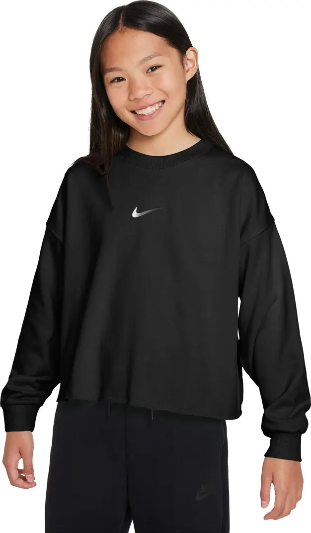 Nike Kids' Dri-FIT Crewneck Sweatshirt | Nordstrom | Nordstrom