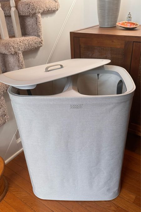 Best laundry hamper with separate baskets to take to the laundry room and still looks good / cloth 

Joseph Joseph hamper 

#LTKfindsunder100 #LTKhome #LTKstyletip