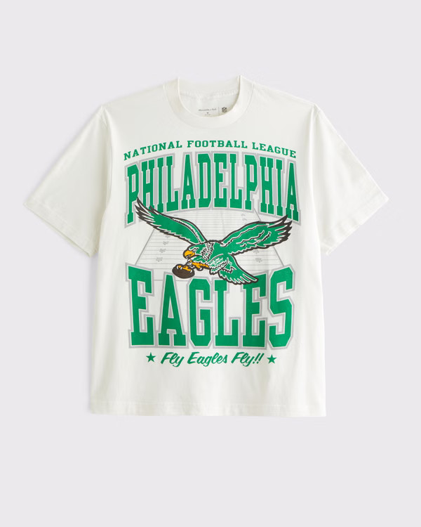 New!BestsellerPre-Order | NFL by AbercrombiePhiladelphia Eagles Graphic Tee | Abercrombie & Fitch (US)