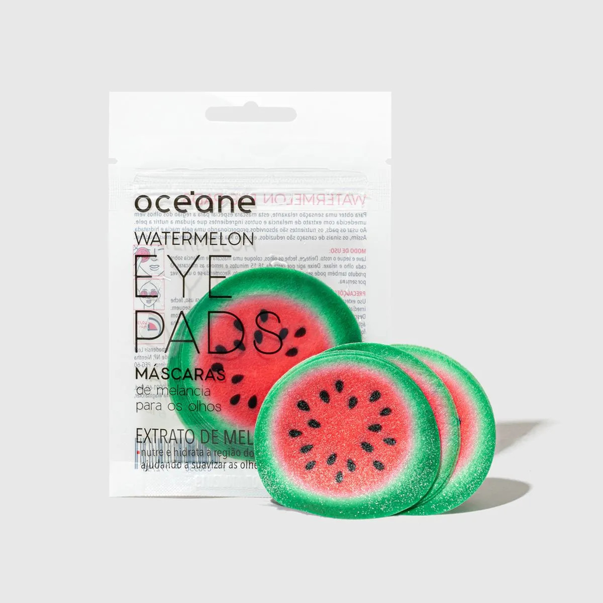 Máscara Para Olhos de Melancia - Watermelon Eye Pads 10un | Oceane (BR)