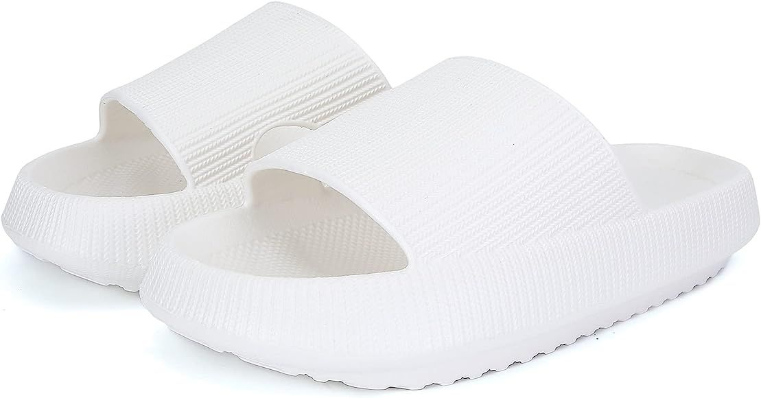 Cloud Slippers for Women and Men, Rosyclo Massage Shower Bathroom Non-Slip Quick Drying Open Toe Sup | Amazon (US)