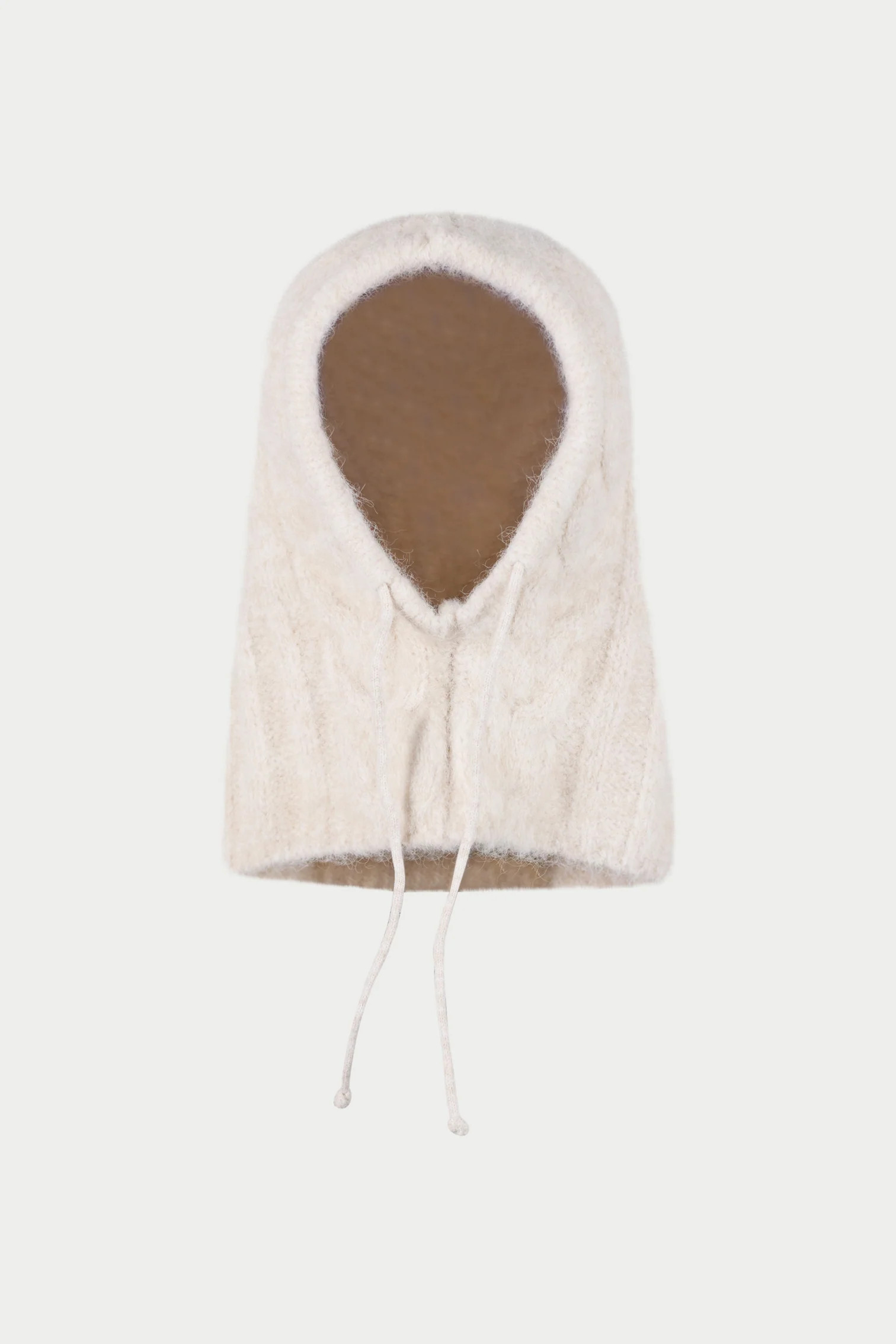KNITTED SNOOD - OAT | The Couture Club