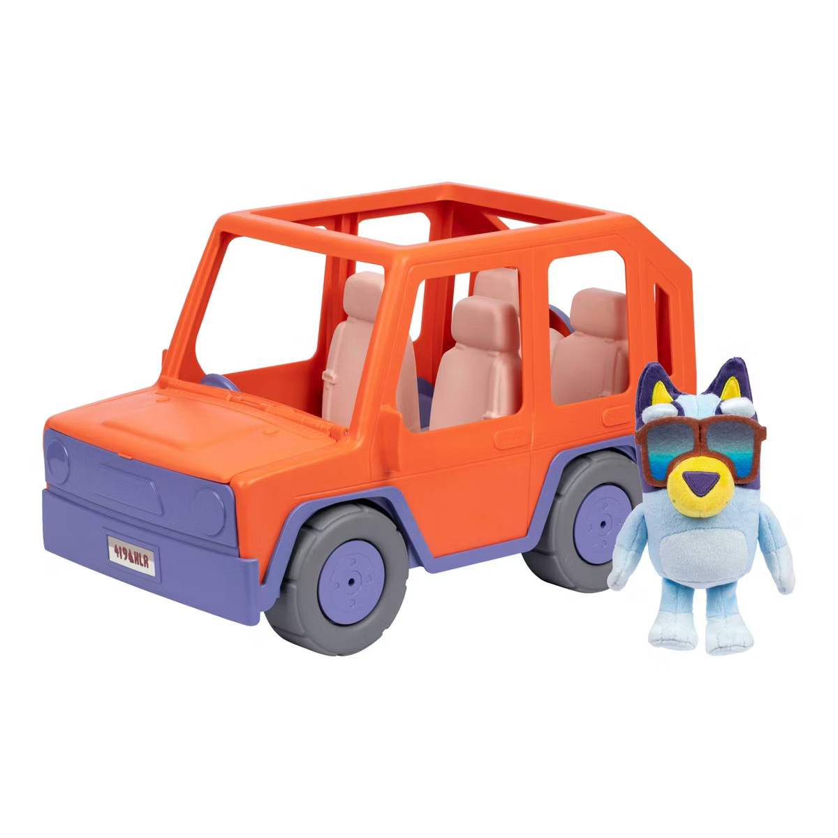 Bluey Buddies Big Heeler 4 Wheel Drive Doll Playset - 3pk | Target