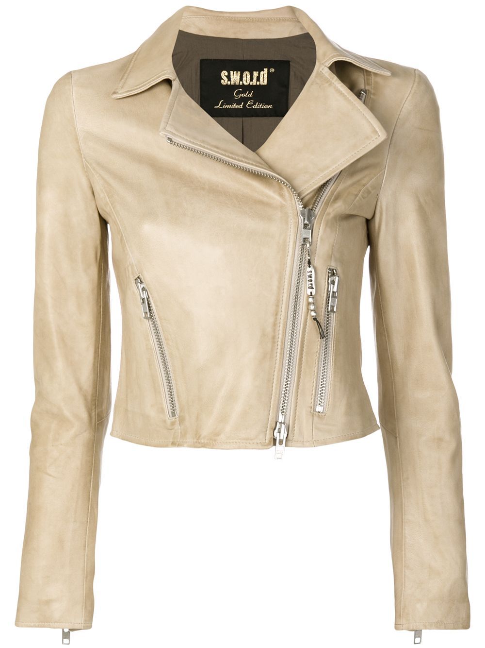 S.W.O.R.D 6.6.44 biker jacket - Neutrals | FarFetch US