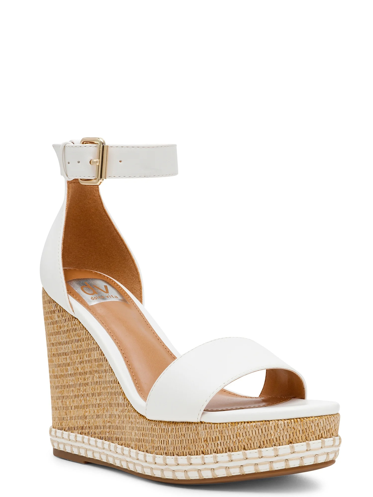 DV Dolce Vita Women's Tammara Wedge Sandal with Ankle Strap - Walmart.com | Walmart (US)