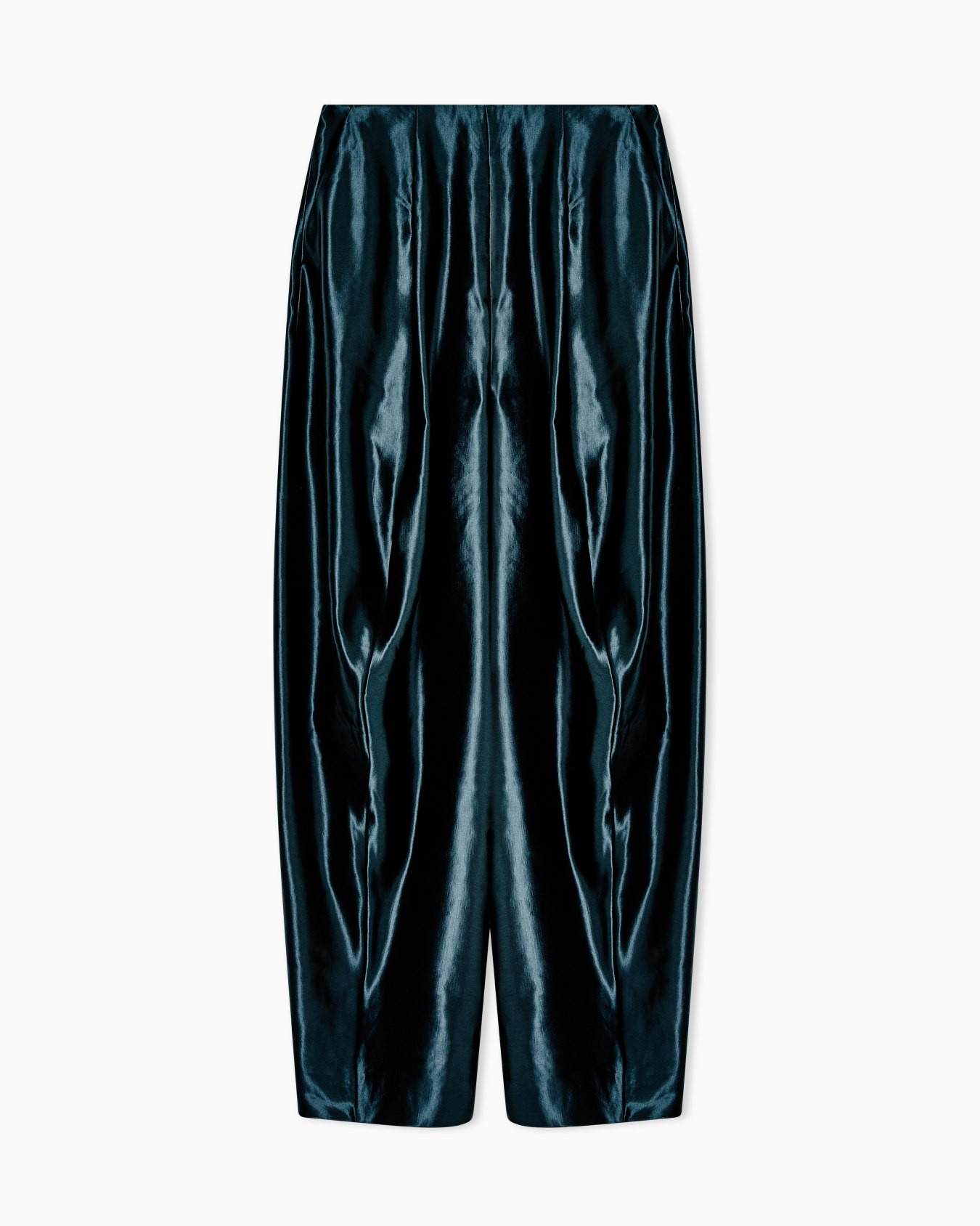 Silk and linen enzyme-treated trousers | Armani US