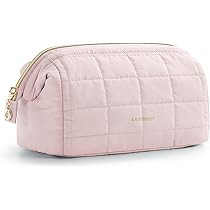 BAGSMART Makeup Bag Travel Toiletry Bag, Puffy Padded Make Up Bags for Women Makeup Organizer Cas... | Amazon (US)