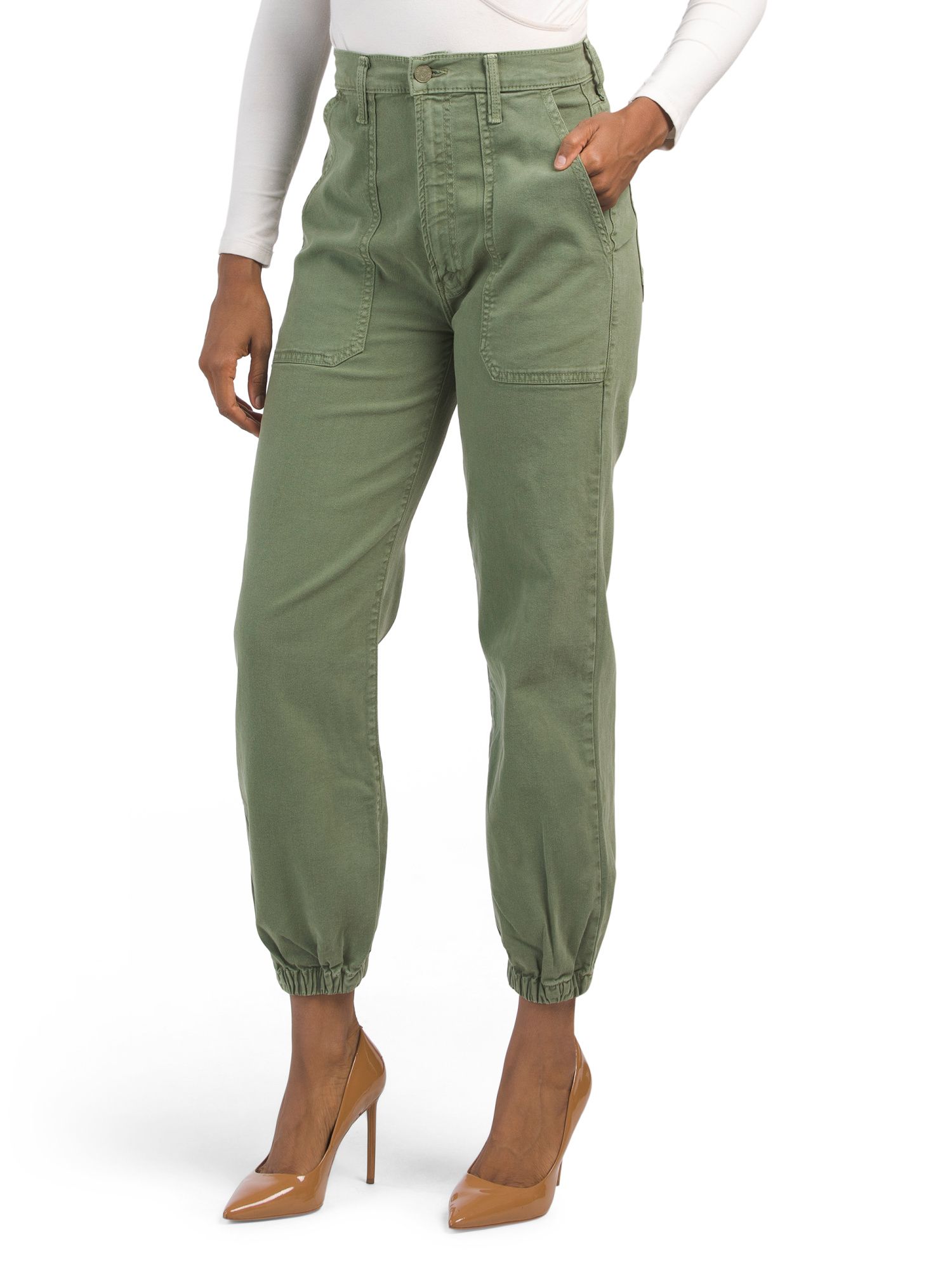 Made In Usa The Wrapper Patch Springy Ankle Pants | TJ Maxx