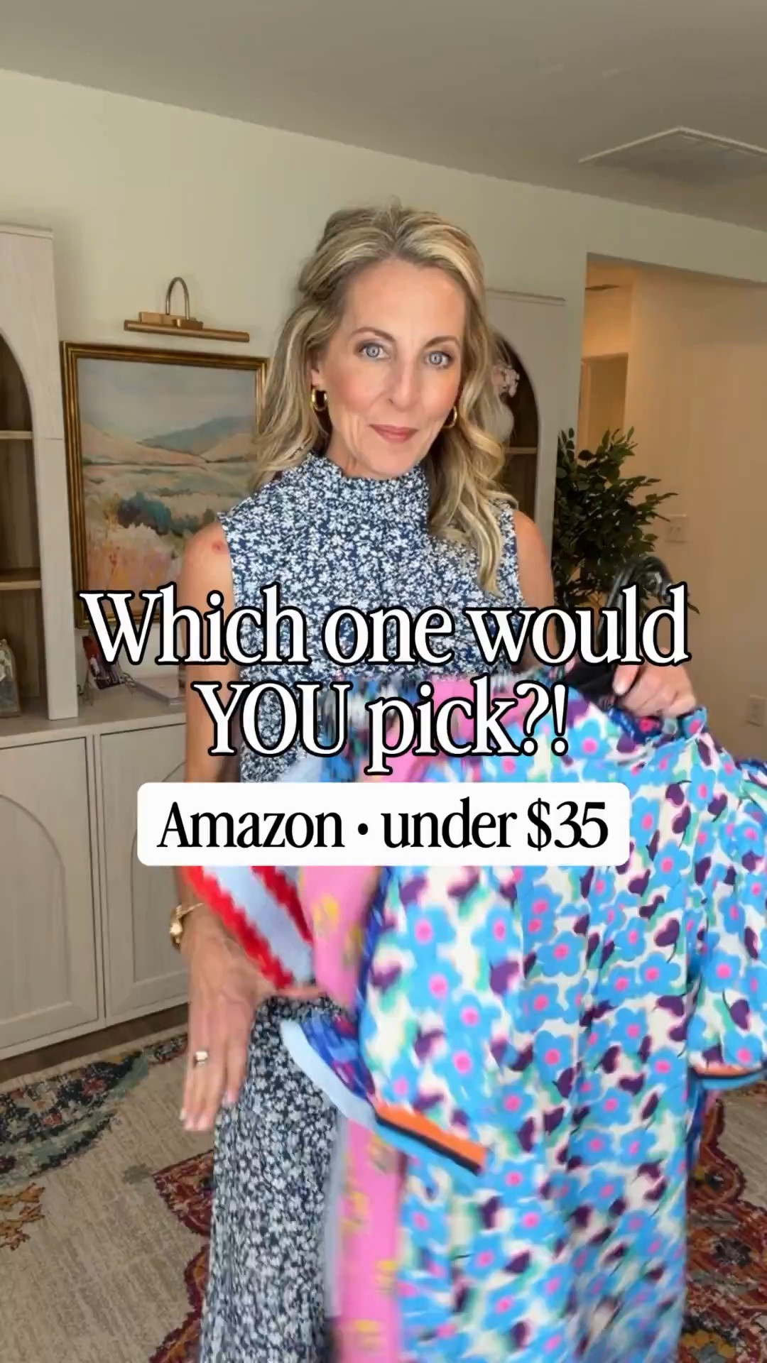Four dresses, one mood: bright, happy, and ready for summer! Comment AMAZON and I’ll send you all the links 

All of these Amazon finds are under $35, easy to throw on, and so fun to style… and yes, wearing a size small in each!  I linked my favorite Amazon shorts I wear under dresses too!  I am 5’5 for reference. 


colorful summer dress, amazon fashion finds, affordable summer outfits, under $35 dresses, bright floral mini dress, puff sleeve dress, casual summer style, everyday dresses, easy throw on outfit, spring to summer transition outfit, lightweight breathable dress, teacher outfits casual, vacation ready dress, beach town style, feminine flowy dress, trendy amazon clothing, budget friendly fashion, weekend outfit idea, cute everyday looks, statement sleeve dress, smocked dress style, boho summer dress, floral print outfit, comfortable chic style