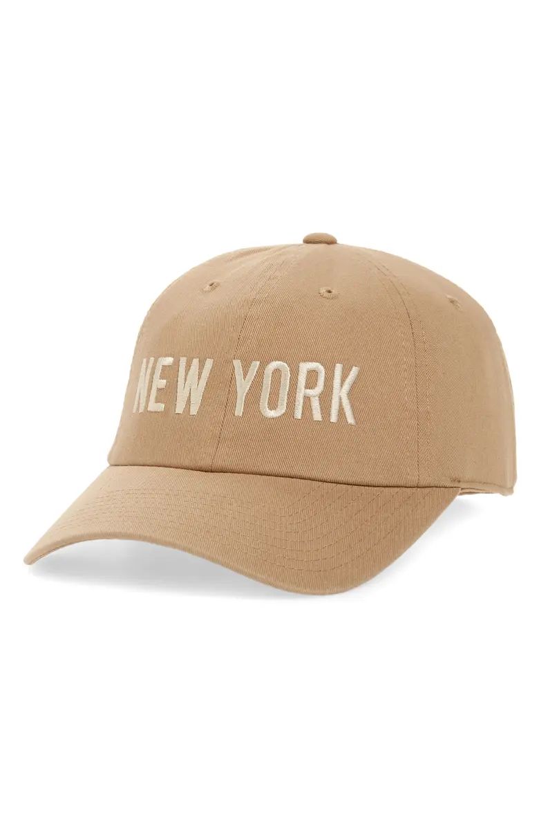 New York Cotton Baseball Cap | Nordstrom