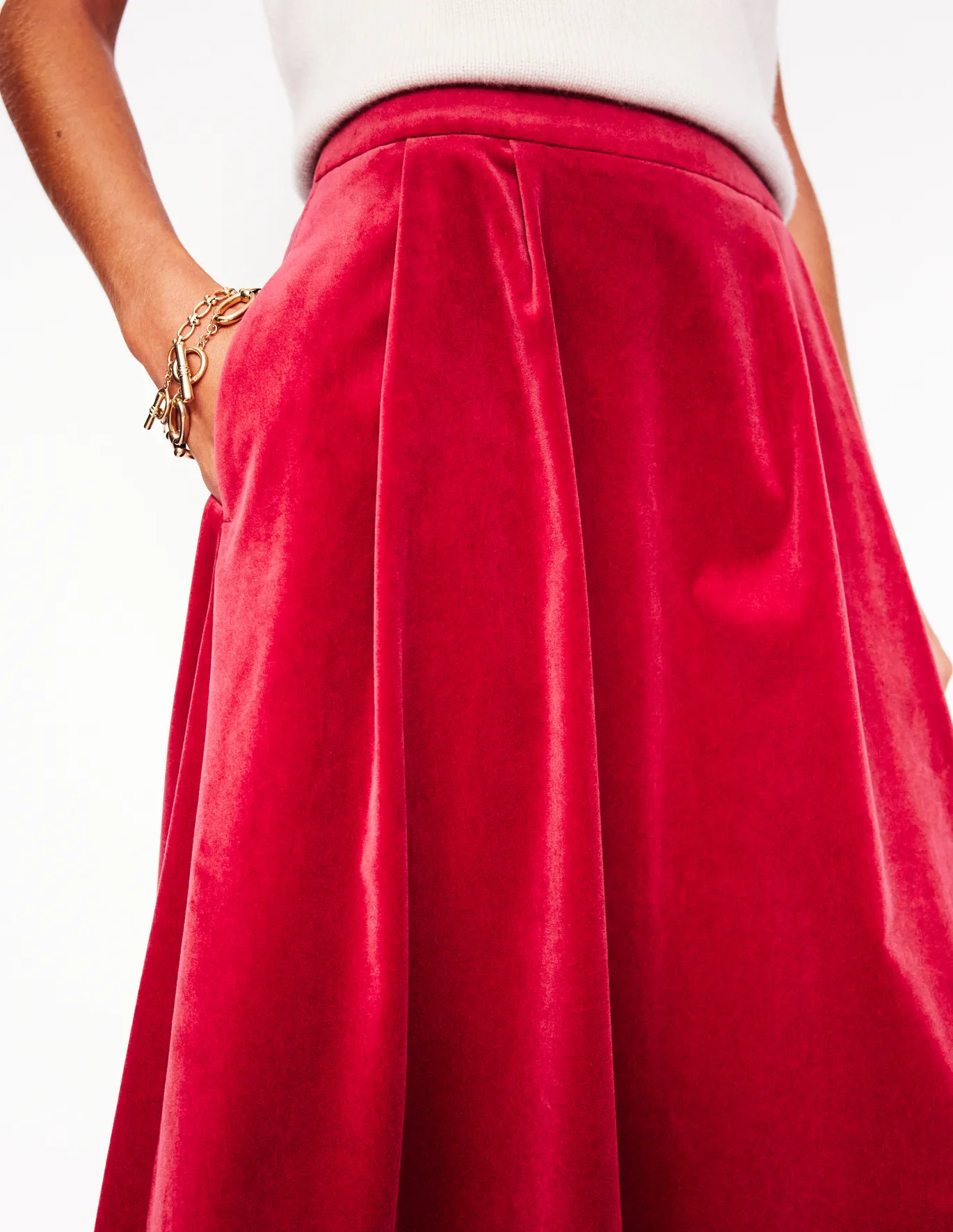 Angelica Velvet Skirt | Boden (US)