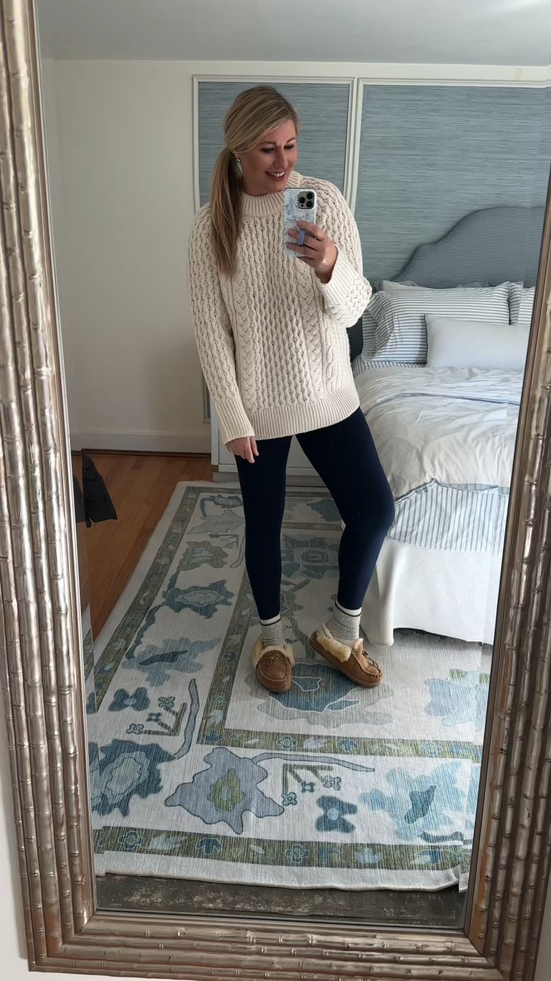 This one is too good ❤️ had to share. Relaxed fit fisherman sweater — so warm, love the weave.

#LTKOver40 #LTKSeasonal