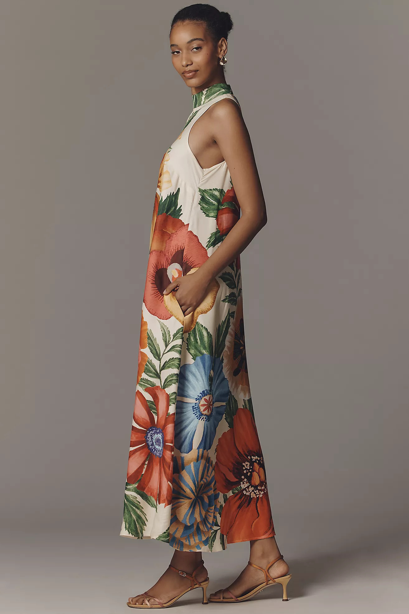 Farm Rio Halter Maxi Dress | Anthropologie (US)